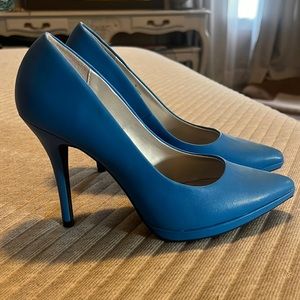Blue Stiletto Pumps NWOT